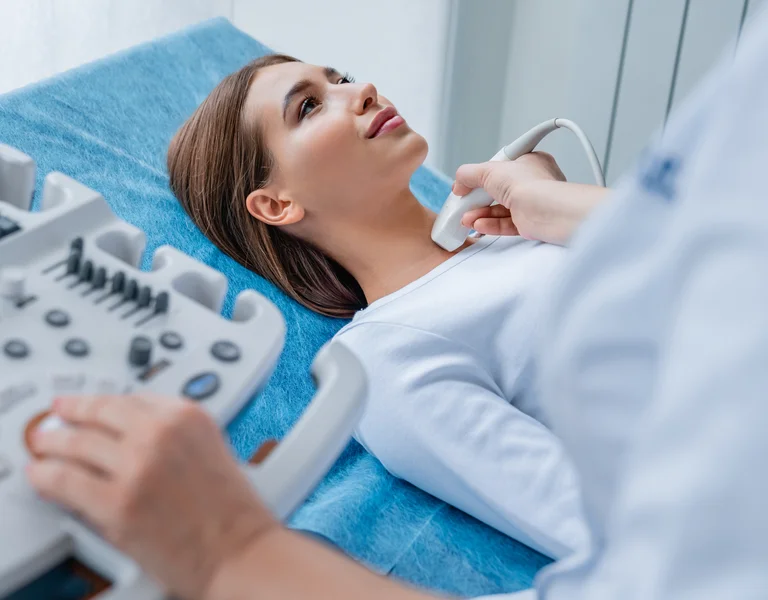 Sonografie der Schilddrüse