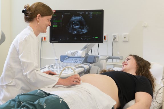 Ultraschallunersuchung einer Schwangeren