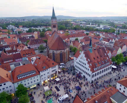 Luftbild Kirche Neumarkt