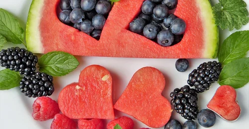 Wassermelone und Beeren