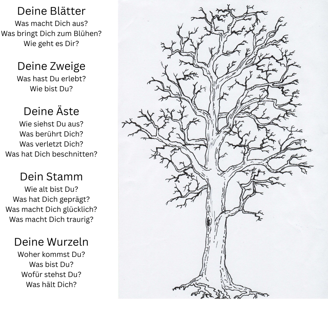 Grafik Baum des Lebens
